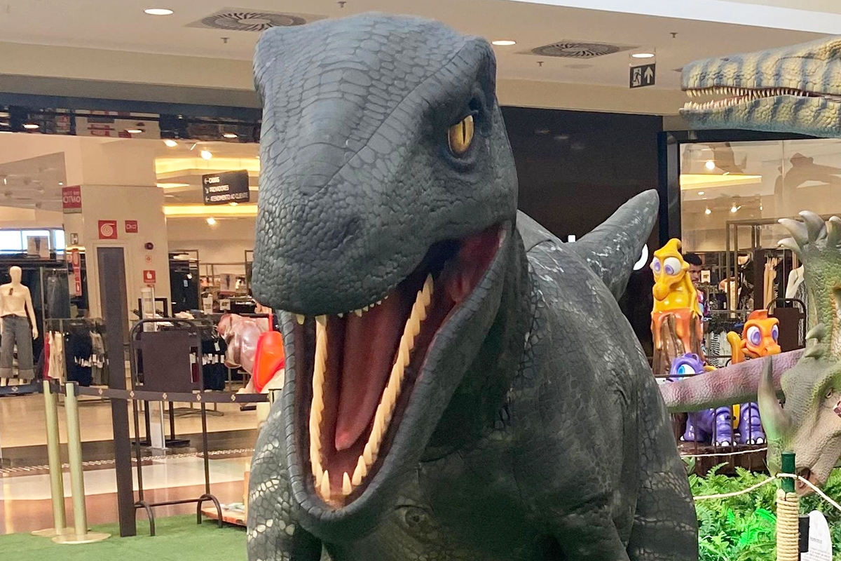 Encontros com o dinossauro Velociraptor acontecem neste fim de semana em Aracaju - Foto: Arquivo Grupo JCPM
