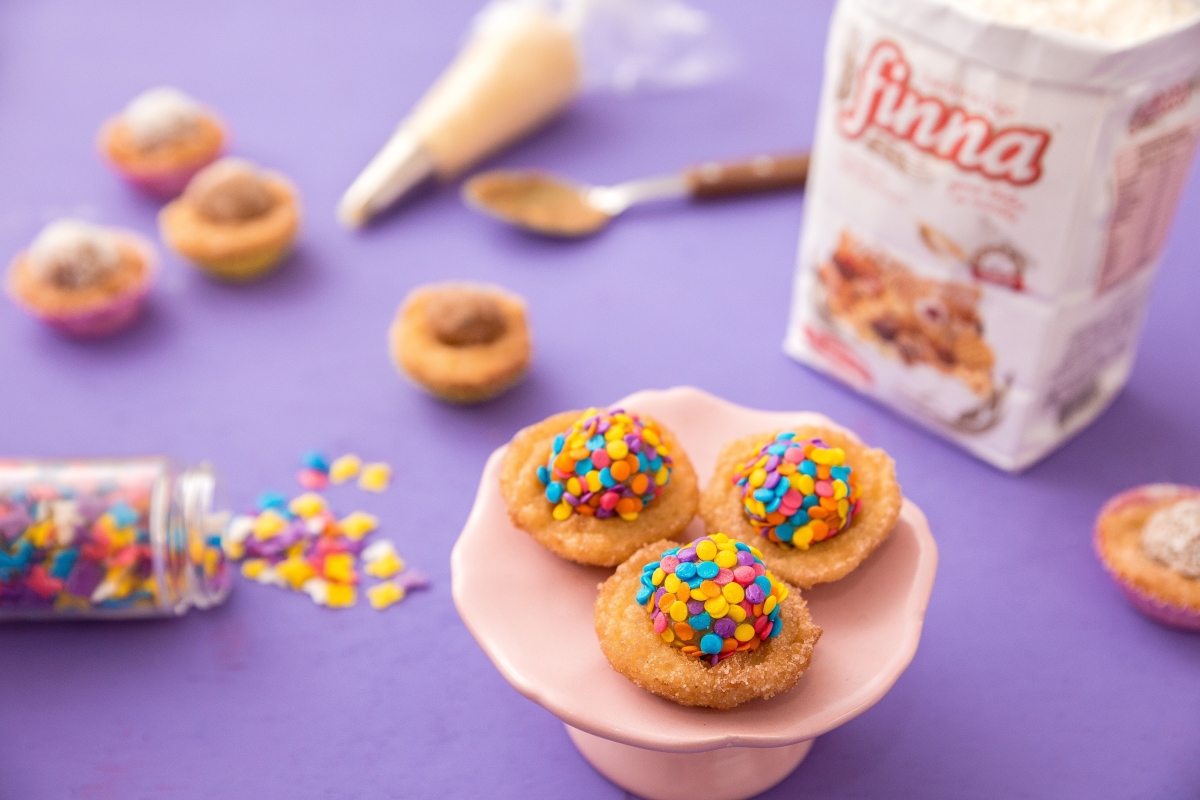Mini Cestinha de Churros - Foto: Divulgação | Marca Finna 
