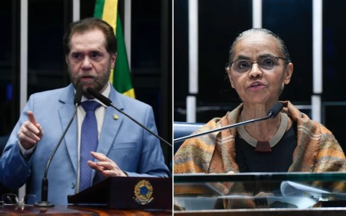Plínio Valério e Marina Silva - Fotos: Jefferson Rudy| Edilson Rodrigues/Agência Senado
