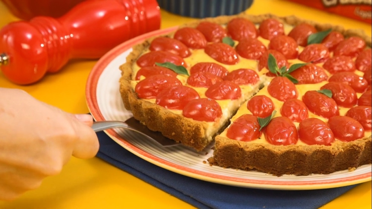 Torta de Queijo com Tomate - Foto: Divulgação | Marca Fortaleza

