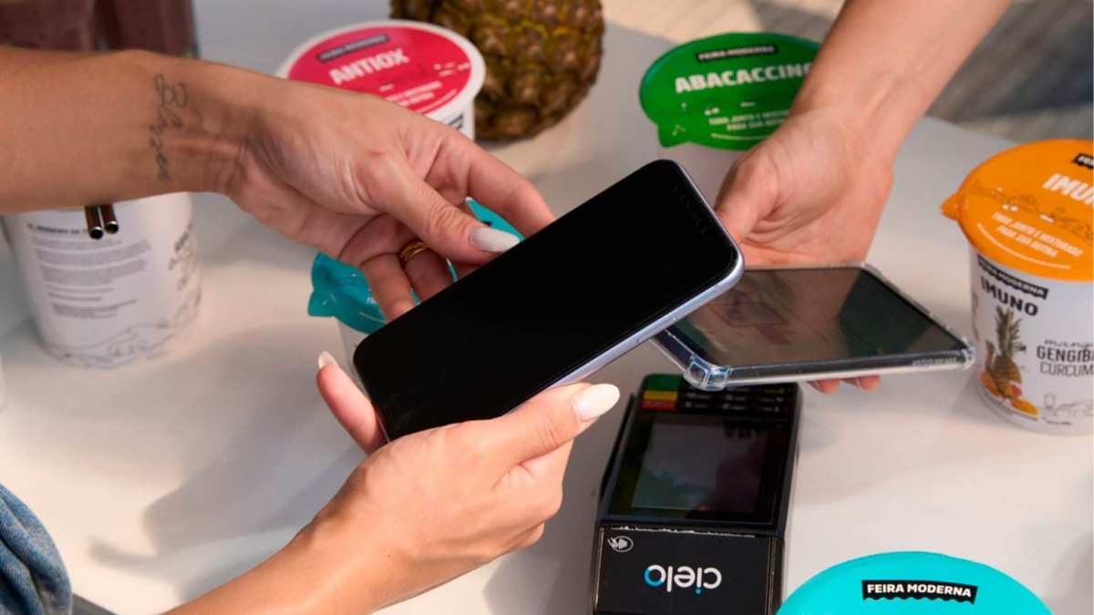 Banco do Brasil lança Pix por aproximação em maquininhas da Cielo - Foto: Divulgação/Cielo
