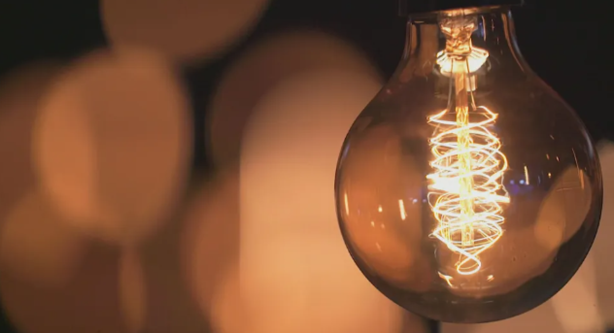 Imagem de lâmpada - Foto: TV Globo/Reprodução
