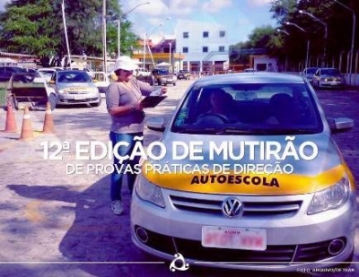 Mutiro de prova prtica do Detran/SE ser realizado dia 16 de julho (Foto: Detran/SE)