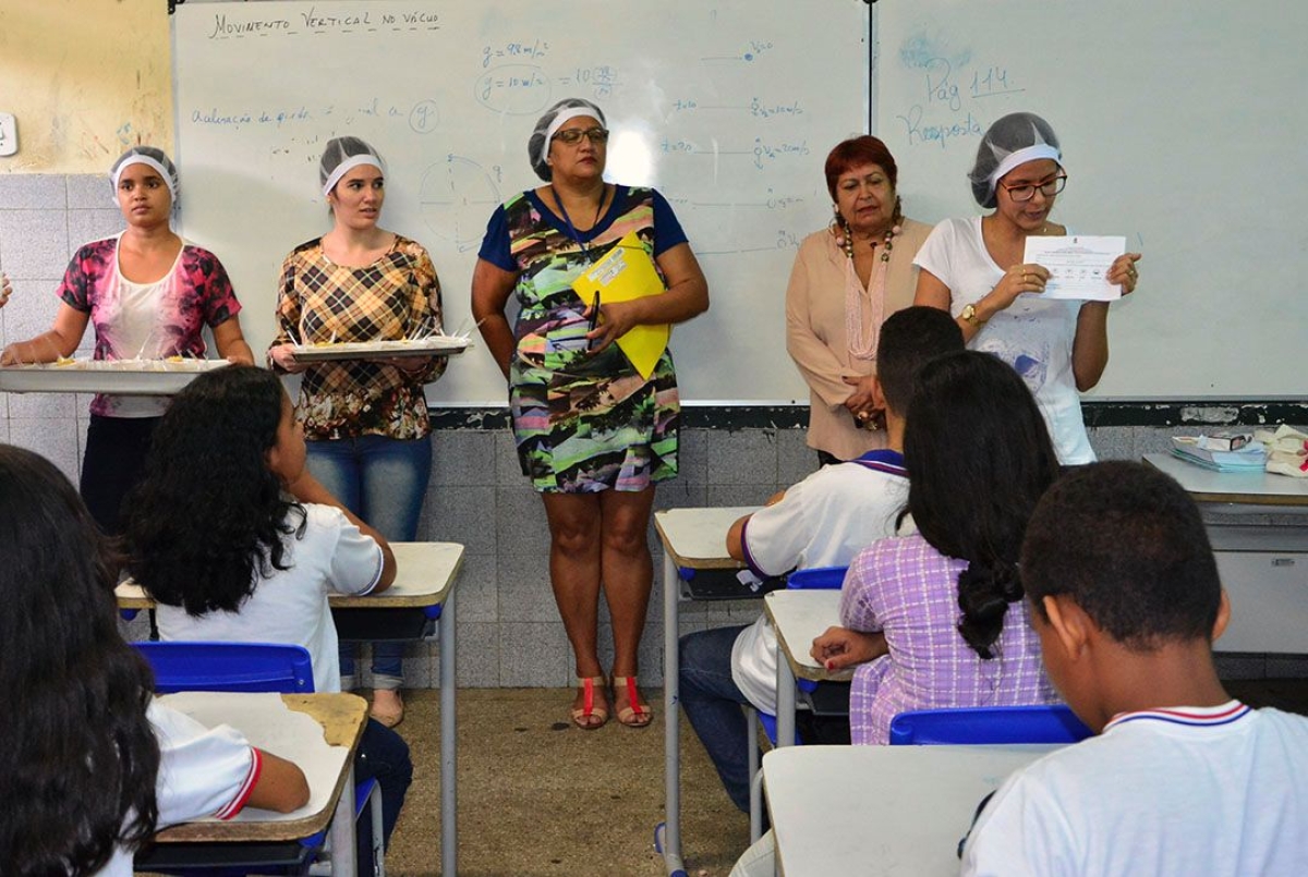 Seed/Sergipe faz teste de aceitabilidade para mudan�a do card�pio escolar 2017 (Foto: Maria Od�lia/Seed/SE)