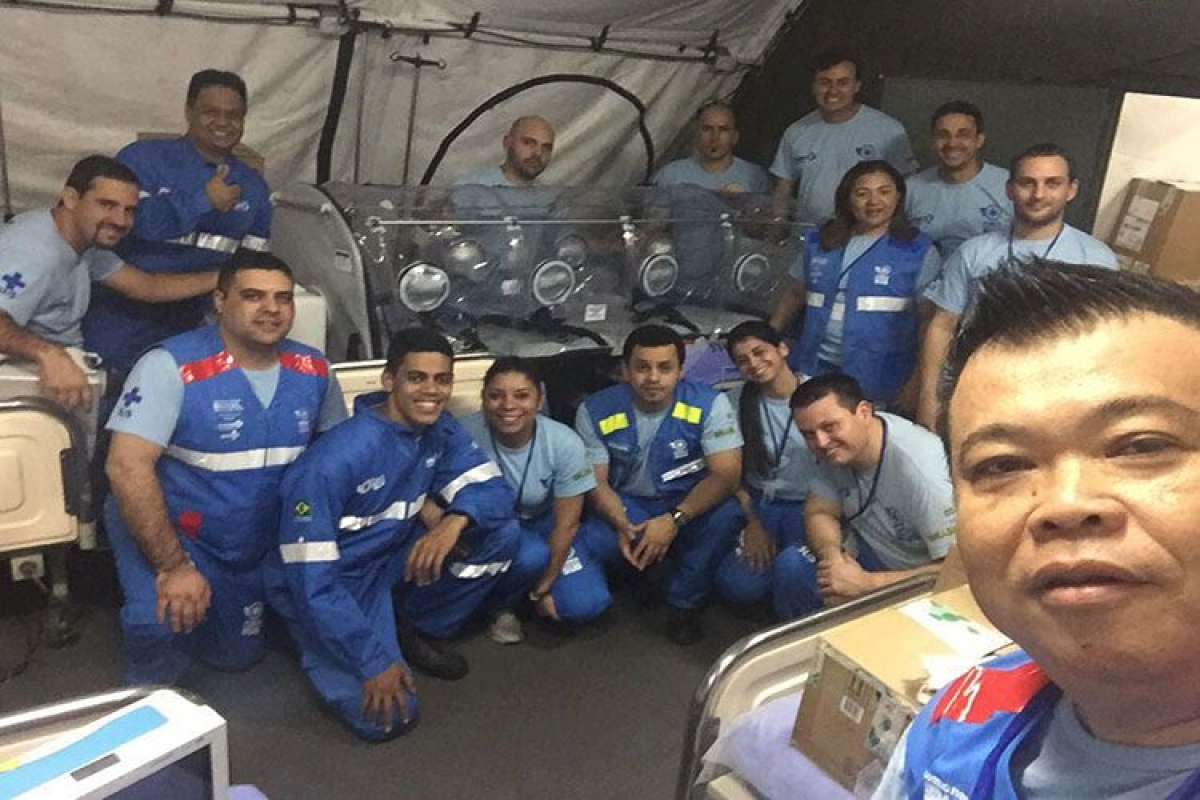 Equipe do Samu Sergipe participa de capacitaes e fortalece a assistncia nos Jogos Olmpicos (Foto: SES/SE)