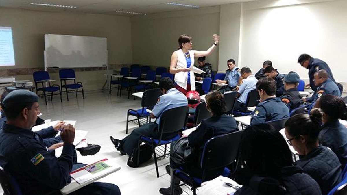 Viol�ncia dom�stica � tema de Oficina para policiais ministrada pela Coordenadoria da Mulher (Foto: TJ/SE)
