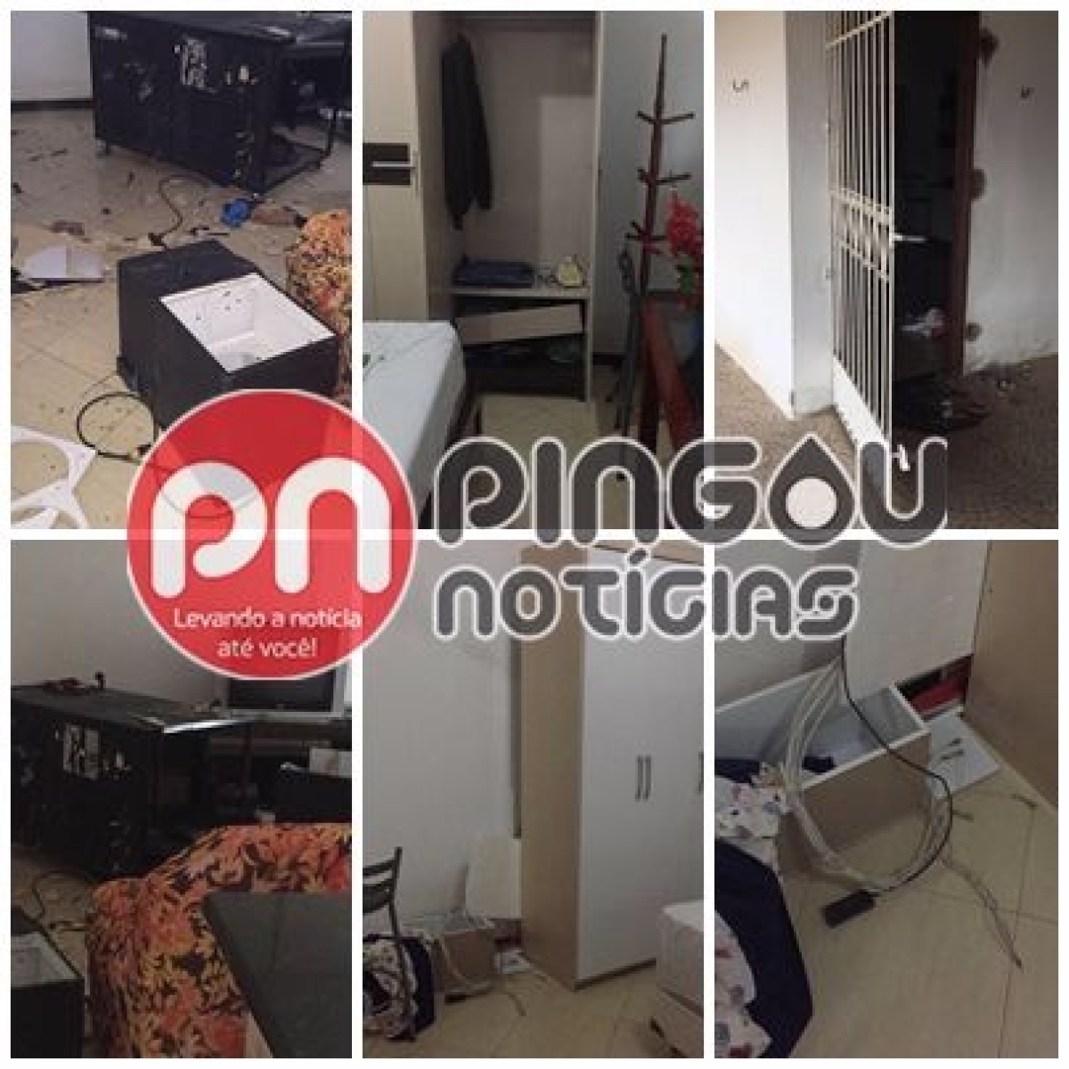 Mais uma residncia  arrombada durante a madrugada em Glria (Imagem: Pingou Notcias)