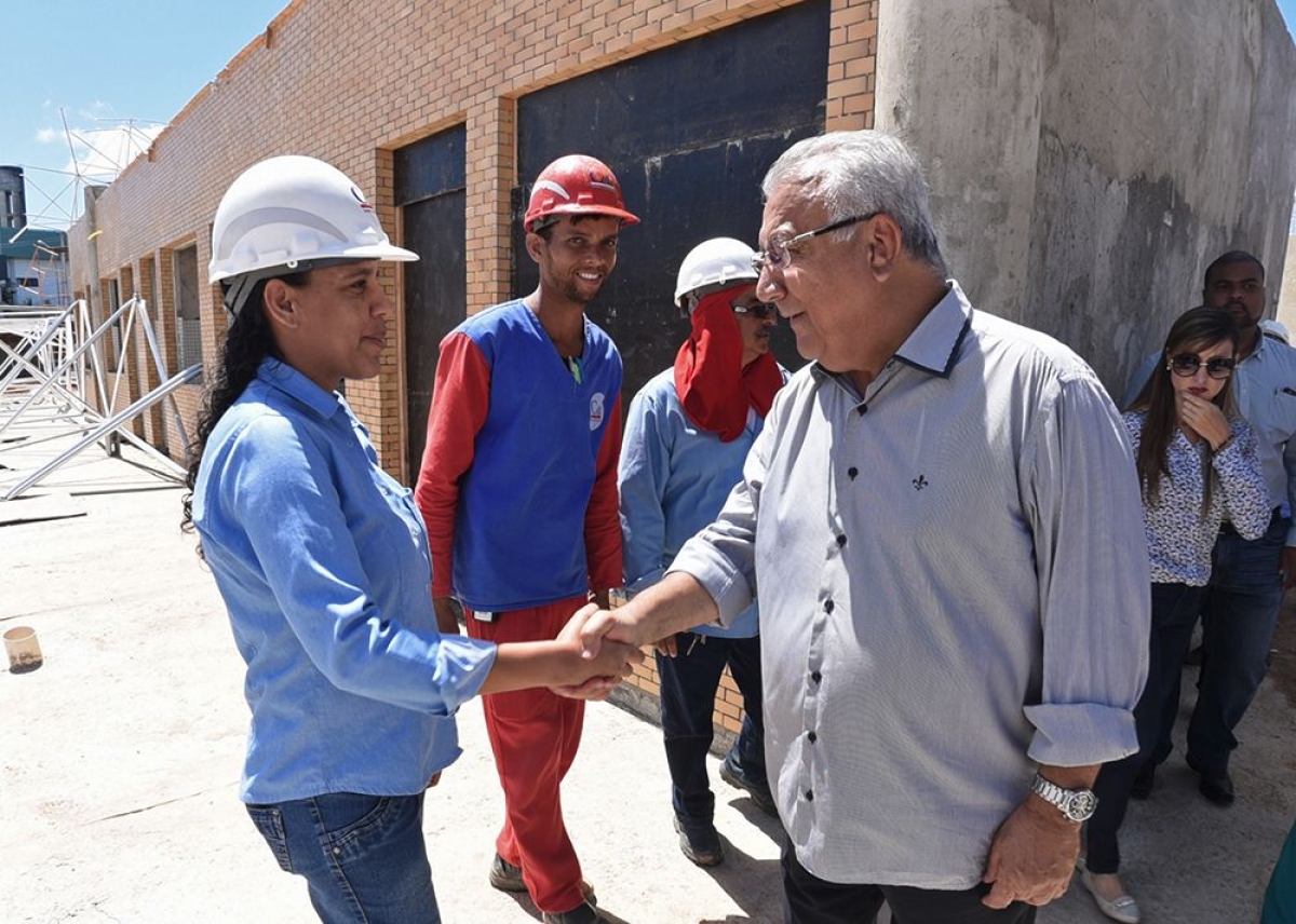 Com 63% da obra j� executada, o Governo de Sergipe avan�a no atendimento �s Pessoas com Defici�ncia de Sergipe (Imagem: Marcelle Cristinne/ASN)