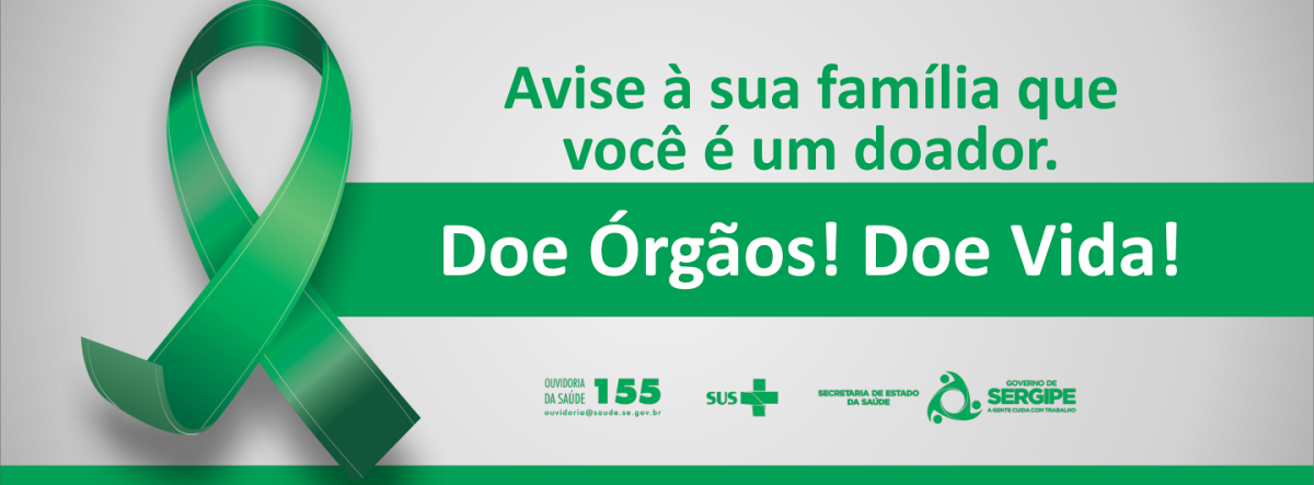 Campanha Setembro Verde inicia na pr�xima segunda-feira, 12 (Imagem: SES/SE)