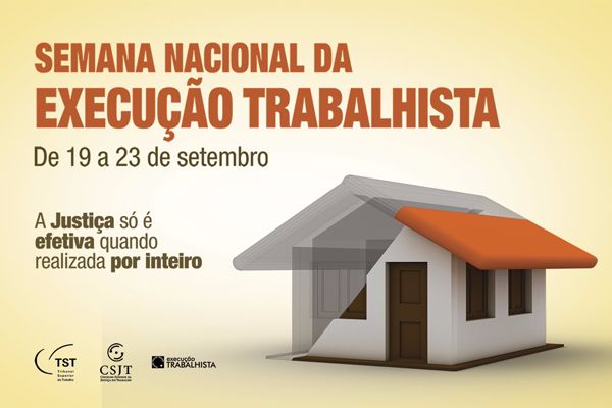 Semana Nacional de Execu��o visa garantir pagamento de d�vidas trabalhistas (Imagem: Divulga��o/TRT/SE)
