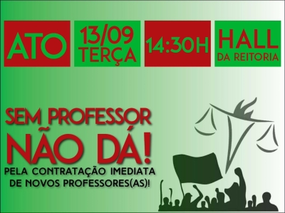 Cress/Sergipe apoia estudantes na luta pela contrata��o de professores para o DSS/UFS (Imagem: Cress/SE)