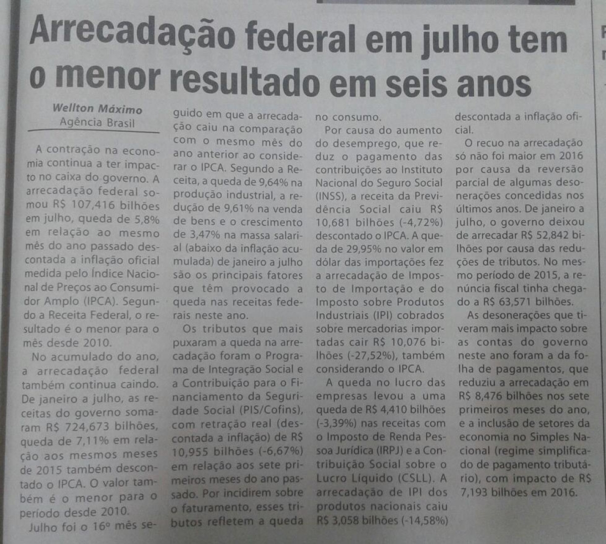 Crise econ�mica em Sergipe atinge ponto mais cr�tico da hist�ria (Imagem: Reprodu��o/Via Sefaz/SE)