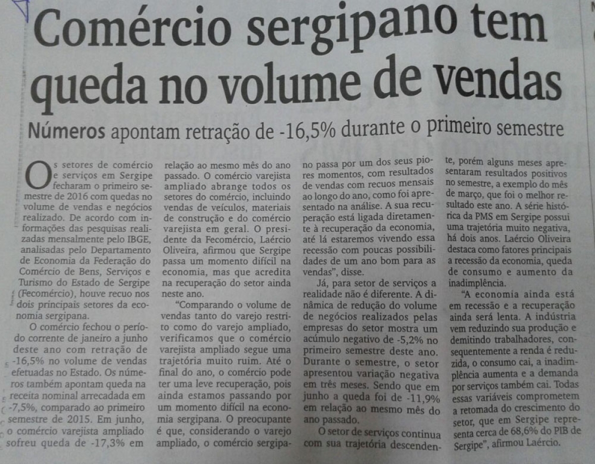 Crise econ�mica em Sergipe atinge ponto mais cr�tico da hist�ria (Imagem: Reprodu��o/Via Sefaz/SE)