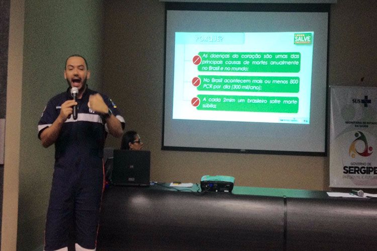 Avanos do Samu 192 Sergipe foram apresentados na reunio do Conselho Estadual de Sade (Imagem: SES/SE)