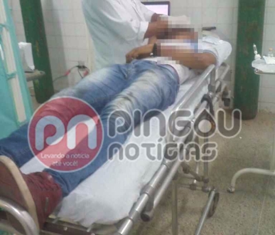 Acidente deixa um jovem ferido no Serto de Sergipe (Imagem: Teninho/Pingou Notcias)
