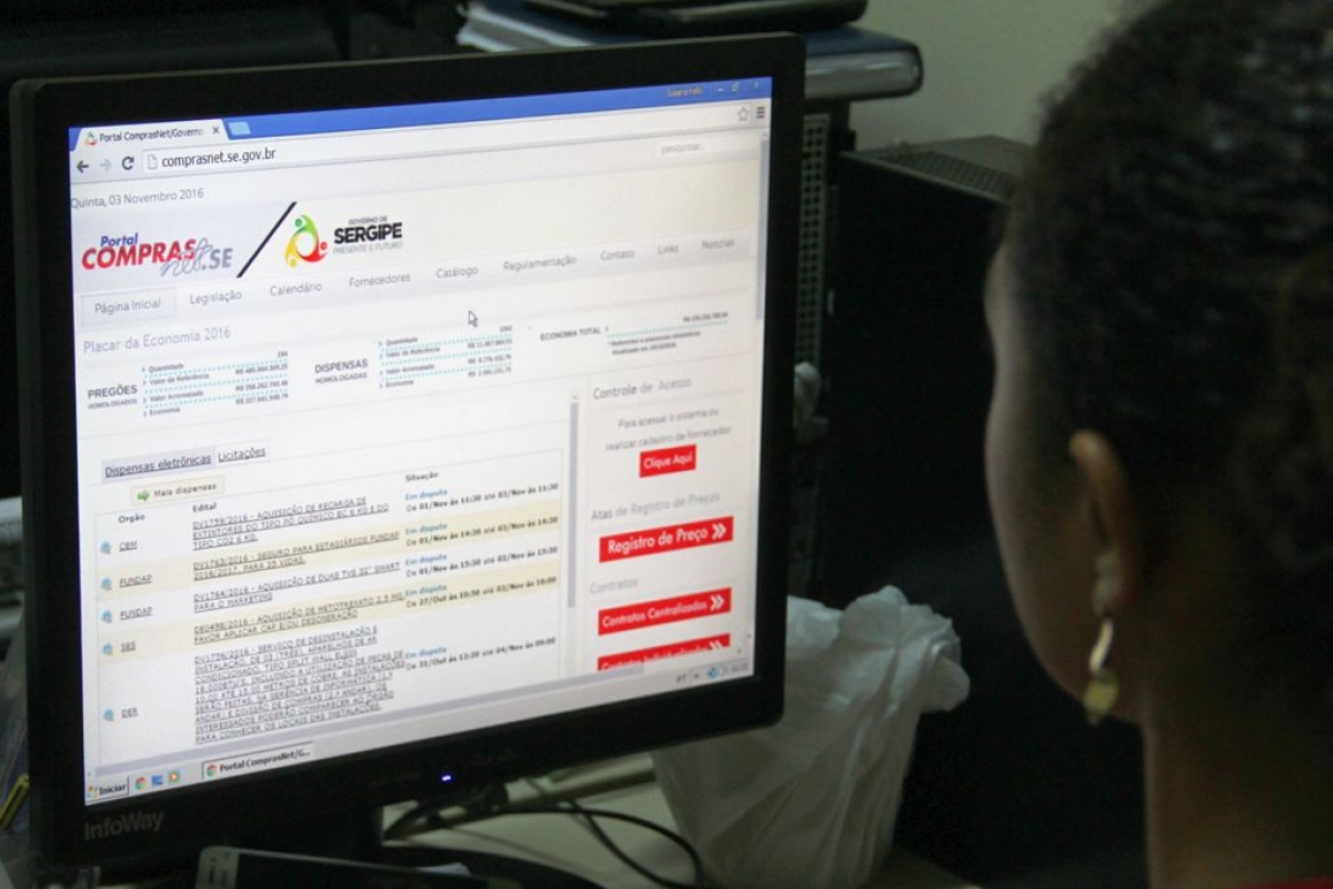 Seplag/Sergipe realiza licitao voltada exclusivamente para pequenas e mdias empresas (Imagem: Victor Ribeiro/Seplag/SE)