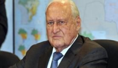 Joo Havelange foi internado no Hospital Samaritano, em Botafogo, para tratar de uma pneumonia, no incio de julho (Foto: Arquivo/Agncia Brasil)