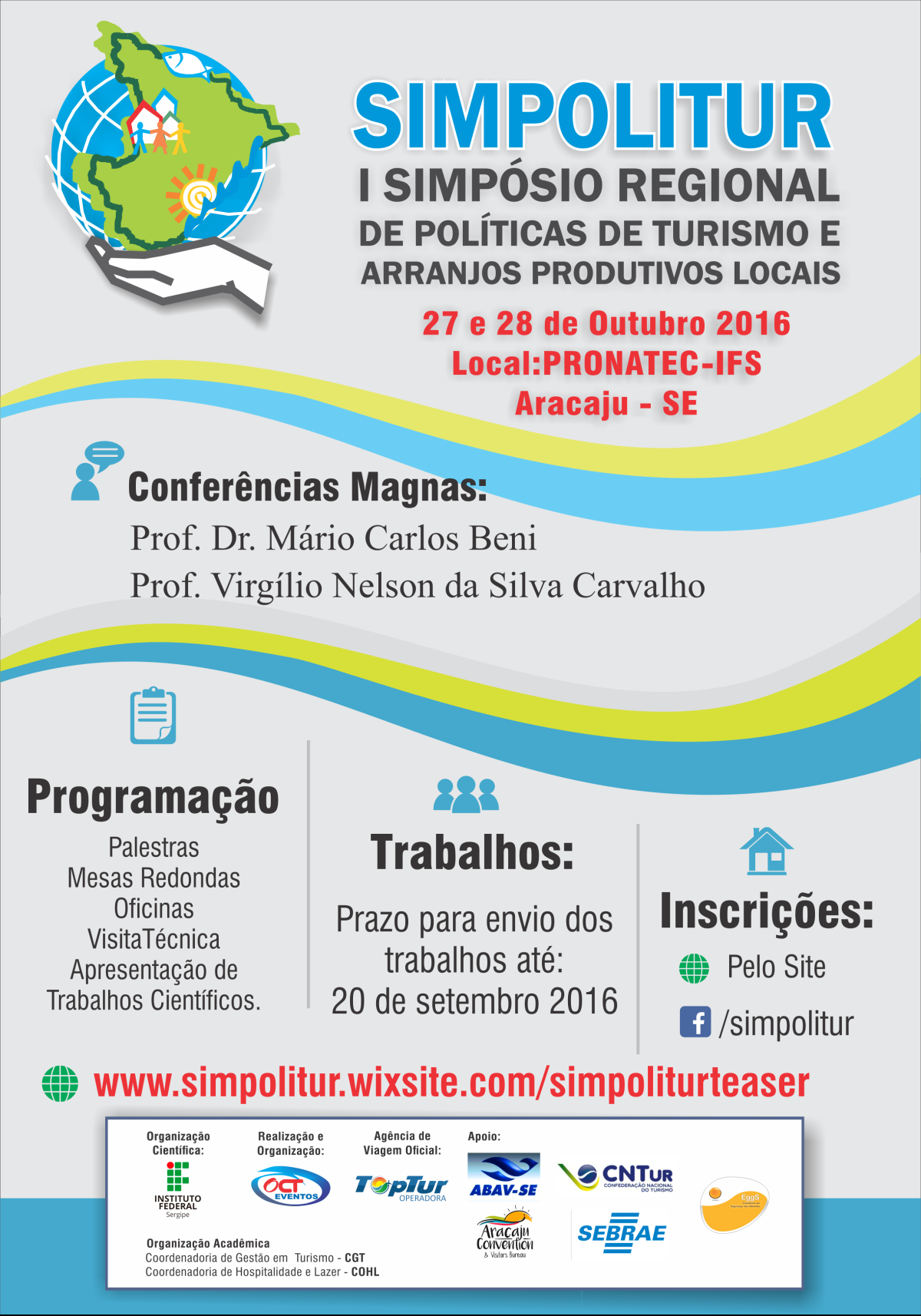 I Simpolipur do IFS recebe inscries de artigos cientficos at 20 de setembro (Imagem: Divulgao/IFS)