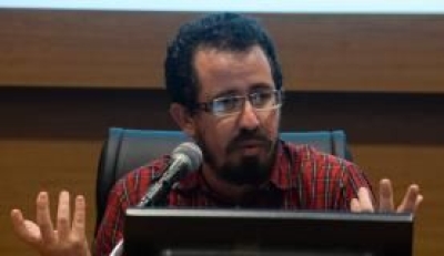 O pesquisador Roberto Dutra Torres durante semin�rio Crack e exclus�o social, na Fiocruz, em Manguinhos (Imagem: Tomaz Silva/Ag�ncia Brasil)