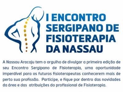 Nassau promove o I Encontro Sergipano de Fisioterapia (Imagem: Divulgao)
