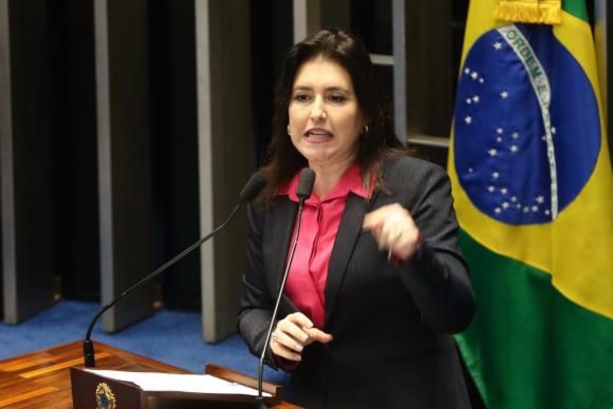 A senadora Simone Tebet afirmou que o governo Dilma ?vendeu um Brasil irreal aos brasileiros?  e a ?maquiagem? das contas levou  perda de confiana dos investidores, recesso e desemprego recorde (Imagem: Arquivo/Antonio Cruz/Agncia Brasil)