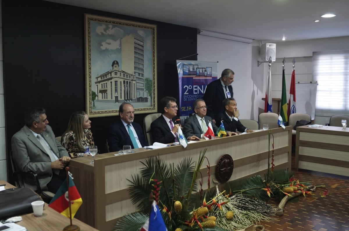 Larcio Oliveira fala sobre Cdigo Comercial na Fecomrcio/PA e em Encontro de Juntas Comerciais (Imagem: Assessoria Larcio Oliveira)