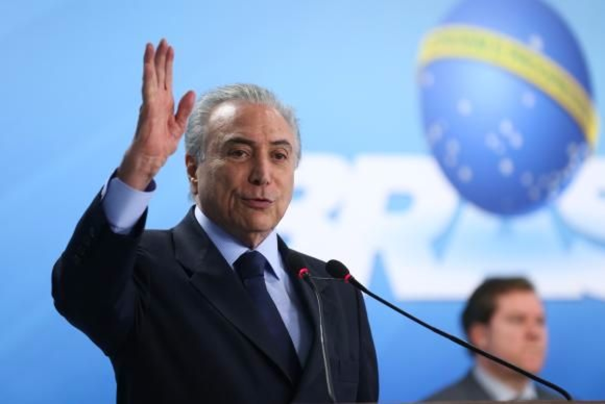 Na posse do novo ministro do Turismo, Marx Beltr�o, Temer disse que a oposi��o no Brasil tem uma concep��o pol�tica (Imagem: Ant�nio Cruz/Ag�ncia Brasil)