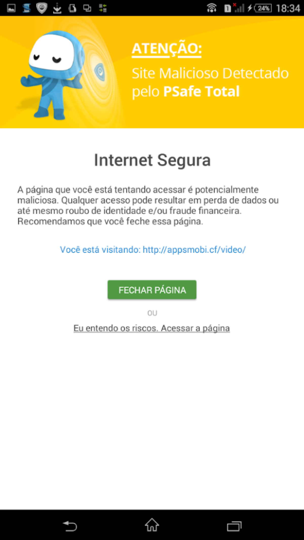 PSafe alerta: novo golpe do WhatsApp j atingiu mais de 200 mil pessoas (Imagem: Reproduo/PSafe)