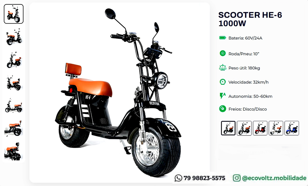 FLUTUANTE HE 6 - AUTOPROPELIDO