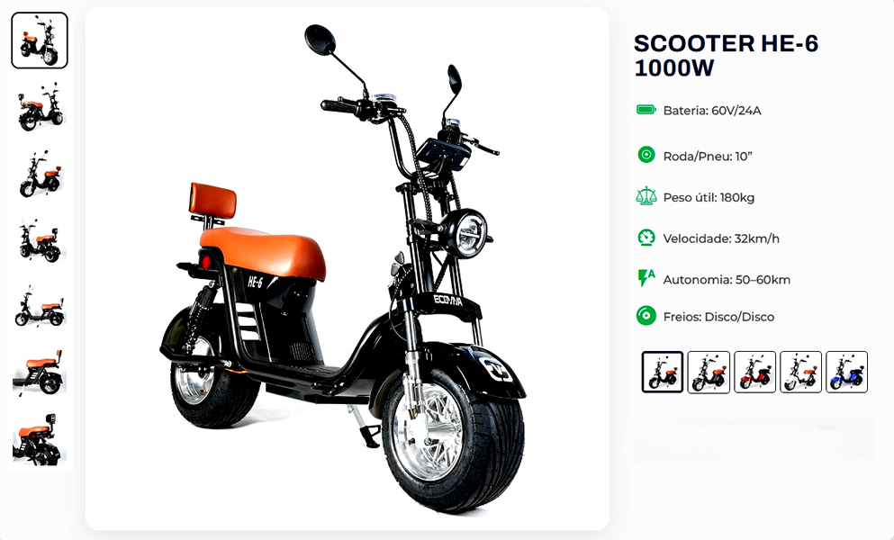 FLUTUANTE HE 6 - AUTOPROPELIDO